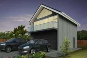 Double Garage with loft