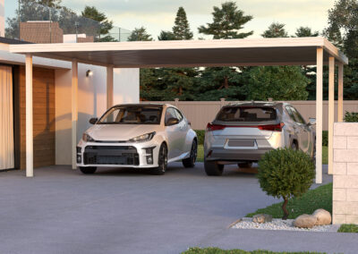 Double carport